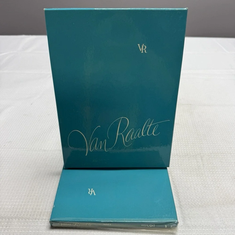 6 Vtg 50s Van‎ Raalte Nines Highlight 9 P Nylon Stockings Seams New 2 Boxes